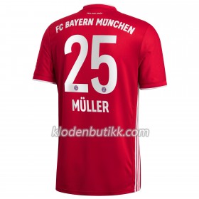 FC Bayern München Thomas Muller 25 Hjemme Fotballdrakt 2020-2021 Kortermet